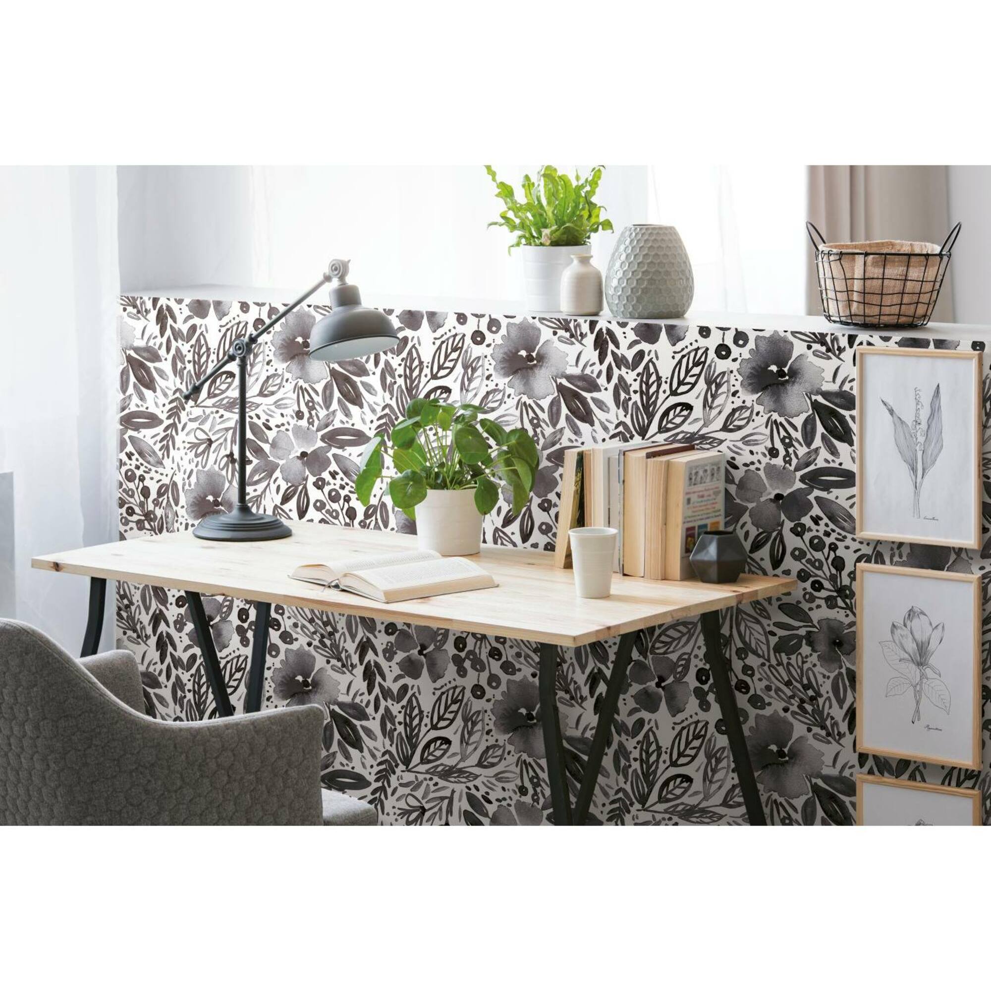 RoomMates Clara Jean April Showers Peel & Stick Wallpaper